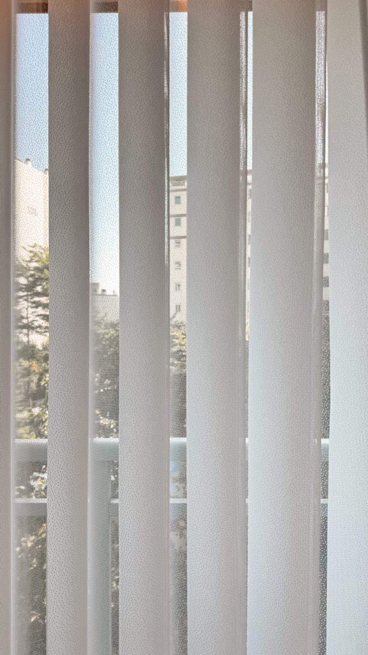 성북구 신동아 파밀리에 3층 유니슬렛 커튼 화이트 시공사례, 침실 쉬폰 · 허니콤 — 풀 채광 / 각도 조절 / 사생활 보호