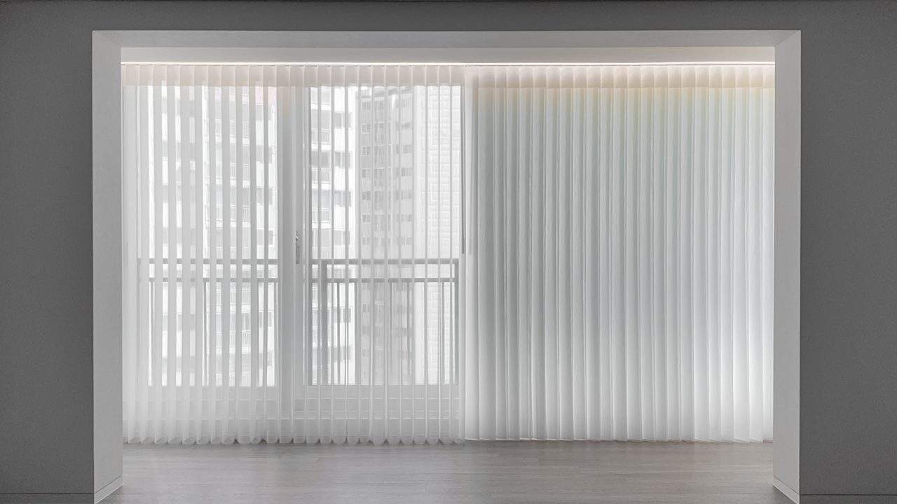 노원구 수락파크빌 유니슬렛 슬림 커튼, 쉬폰 커튼 써니케임홈 시공사례 시공