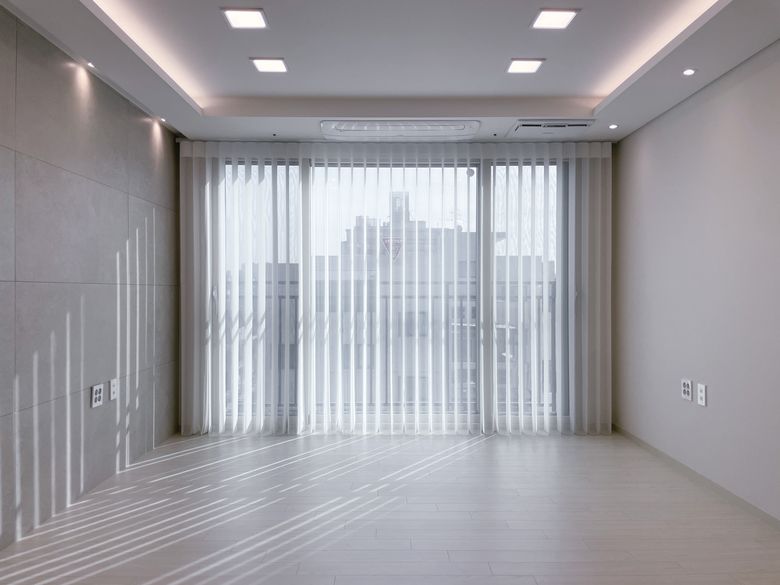 유니슬렛 커튼 중랑구 중화동 빌라 엠클래스 시공사례 유니슬렛 커튼 시공사례